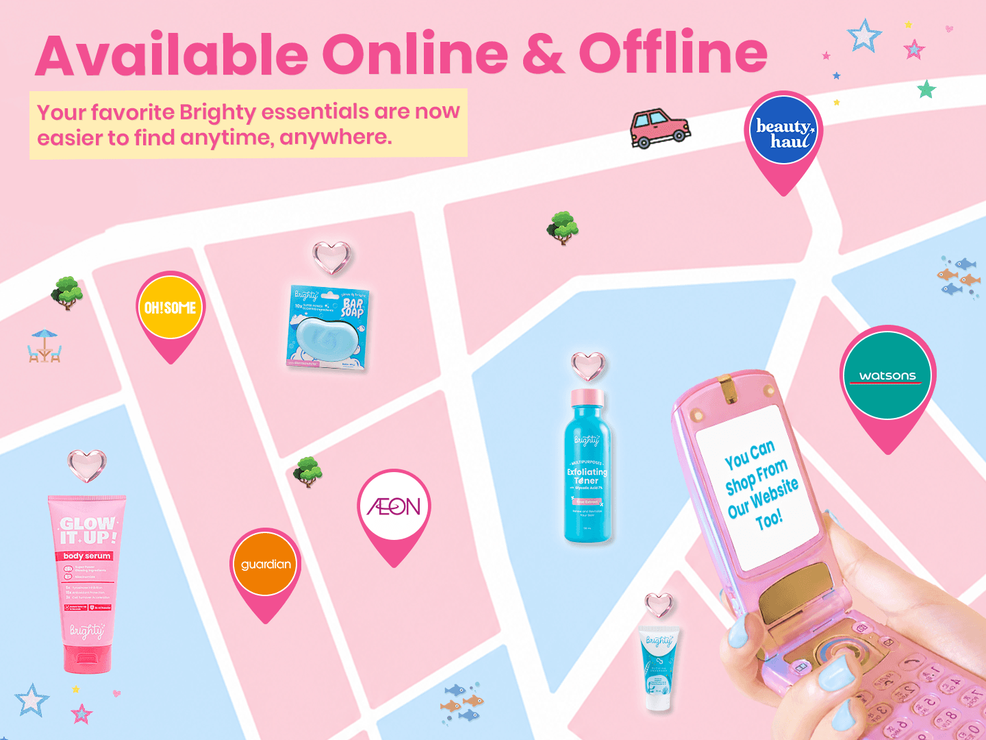 Ciara available online and offline